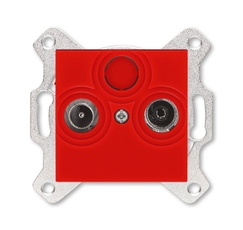 ABB Levit Красный Розетка TV-R оконечная | 5011H-A03503 65W | 2CHH083503A6065 | ABB