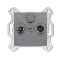 ABB Levit Сталь Розетка TV-R оконечная | 5011H-A03503 69W | 2CHH083503A6069 | ABB