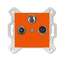 ABB Levit Оранжевый Розетка TV-R-SAT единственная | 5011H-A03303 66W | 2CHH083303A6066 | ABB