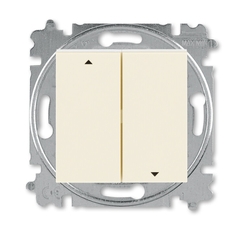 ABB Levit Слоновая кость / белый Выключатель жалюзи 2-кл. без фиксации клавиш | 3559H-A88445 17W | 2CHH598845A6017 | ABB