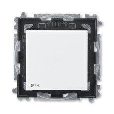 ABB Levit Белый / дымчатый чёрный Переключатель 1-кл. IP44 | 3559H-A06940 62 | 2CHH596940A4062 | ABB