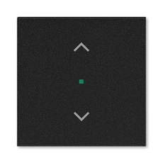 ABB Levit Антрацит Клавиша 1-ая с символом жалюзи free@home | 6220H-A01002 63 | 2CHH621002A4063 | ABB