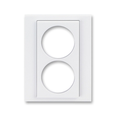 ABB Levit Белый / белый Сменная панель на розетку с з/к двойную Белый | ND5513H-A2223 03 | 2CHH132223A8003 | ABB