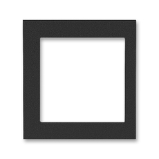 ABB Levit Антрацит Накладка на рамку 55х55 внешняя | 3901H-A00255 63 | 2CHH010255A4063 | ABB