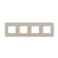 ABB Levit Кофе макиато / белый Рамка 4-ая | 3901H-A05040 18W | 2CHH015040A6018 | ABB