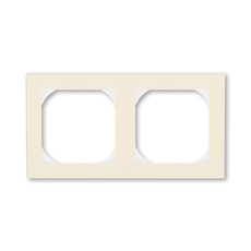 ABB Levit Слоновая кость / белый Рамка двойная 55х55 для механизмов BJE | 3901H-A05520 17 | 2CHH015520A4017 | ABB