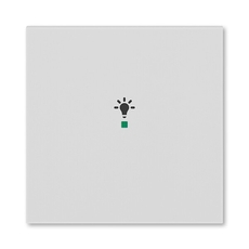 ABB Levit Серый Клавиша 1-ая с символом освещения free@home | 6220H-A01001 16 | 2CHH621001A4016 | ABB