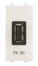 Механизм USB заряд. уст, 1М, 2000 мА, 5В, Zenit, Альп. Белый | 2CLA218520N1101 | ABB