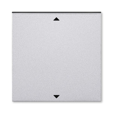 Управляющий элемент Busch-Jalousiecontrol®II ABB Levit с маркировкой серебро / дымчатый чёрный | 2CHH700110A4070 | ABB