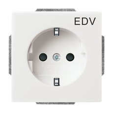 Розетка SCHUKO 16А 250В c шторками, с маркировкой 