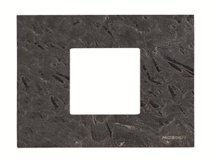 Рамка итальянского стандарта 3M, 2-модульная, базовая, серия Zenit, цвет натуральный сланец | 2CLA247200N2201 | ABB