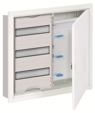 Шкаф 36М в нишу с медиапанелями 534х560х120 с расстоянием между DIN-рейками 125 мм и самозажимными клеммами N/PE U32MM | 2CPX030088R9999 | ABB