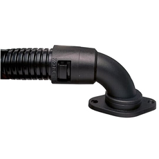 Фланец AL21/FL/C90/BL, 90° поворотный, полиамид 66, черный, d21, 10 шт. в пачке | 7TCA296000R0568 | ABB