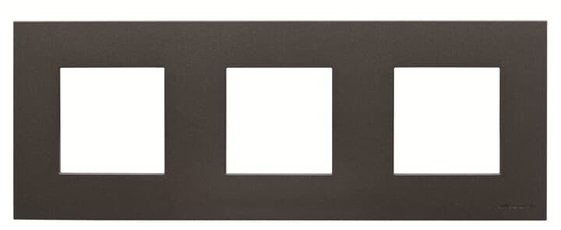 Рамка 3-постовая, (2+2+2)-модульная, базовая, серия Zenit, цвет антрацит | 2CLA227310N1801 | ABB
