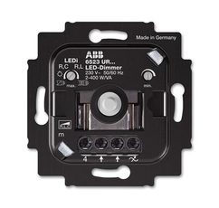 Механизм светорегулятора для LED-ламп, поворотный, без монтажных лапок, 2-100 Вт/Ва, скрытая установка | 2CKA006512A0345 | ABB