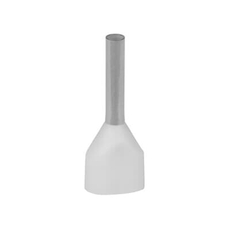 Наконечник каб. 2FER0512P-D, медь лужен./полипропилен, втулка, двойной, прозрачный, 2x0.5мм2, 12мм, 500 шт. в пачке | 7TCA301140R0359 | ABB