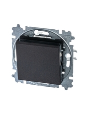 ABB Levit Антрацит / дымчатый чёрный Выключатель кнопочный 1-кл. | 3559H-A91445 63W | 2CHH599145A6063 | ABB