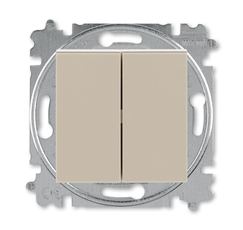 ABB Levit Кофе макиато / белый Выключатель 2-кл. | 3559H-A05445 18W | 2CHH590545A6018 | ABB