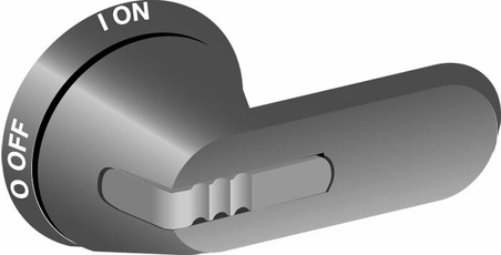 Ручка управления OHG65J6 (серая) для управления через дверь руби льниками ОТ160..250 | 1SCA022380R9740 | ABB