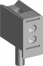 Комплект кабельных зажимов OZXT2 для подключения кабеля Al/Cu (16...120) комплект = 3 зажима | C1SCA022620R7200 | ABB