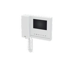 Абонентское устройство, видео 4,3 с трубкой, белый глянцевый | 2TMA070020W0055 | ABB