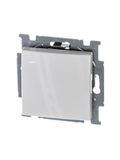 ABB Basic 55 Альп. белый Выключатель перекрёстный 1-клавишный | 1012-0-2145 | 2CKA001012A2145 | ABB