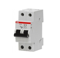 Выключатель автоматический двухполюсный SH202 6А C 6кА (SH202 C 6) | 2CDS212001R0064 | ABB