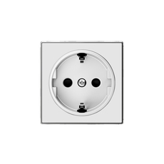Накладка для розетки SCHUKO, серия SKY, цвет альпийский белый|2CLA858800A1101| ABB