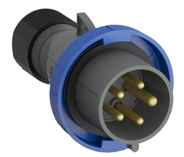 Вилка кабельная Easy&Safe 416EP9W, 16А, 3P+N+E, IP67, 9ч|2CMA101091R1000| ABB