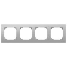 Рамка 4-постовая, серия SKY, цвет нержавеющая сталь|2CLA857400A1401| ABB
