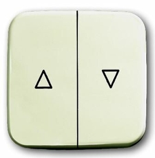 Клавиша для механизма выключателя жалюзи 2000/4 U и 2020/4 U, серия Busch-Duro 2000 SI, цвет слоновая кость | 1713-0-0201 | 2CKA001713A0201 | ABB