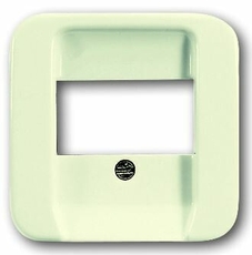 Плата центральная (накладка) для розеток громкоговорителя 0247, 0248, серия Busch-Duro 2000 SI, цвет сл. кость | 1724-0-4329 | 2CKA001724A4329 | ABB