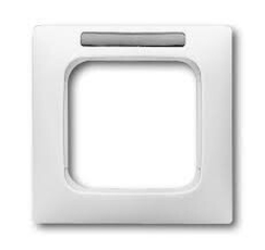 Рамка 1-постовая, с полем для надписи, серия Reflex SI linear, цвет альпийский белый | 1754-0-4497 | 2CKA001754A4497 | ABB
