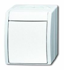 Переключатель 1-клавишный, IP44, для открытого монтажа, серия ocean, цвет альпийский белый | 1085-0-1632 | 2CKA001085A1632 | ABB