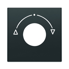 Накладка для механизма выключателя с ключом на 3 положения, серия SKY, цвет чёрный барх.|2CLA855310A1501| ABB