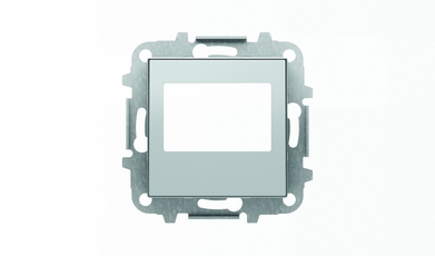 Накладка для механизма цифрового FM-радио арт.9368 и/или механизма (блока) ДУ арт.9368.2, серия SKY, цвет серебристый алюминий|2CLA856800A1301| ABB