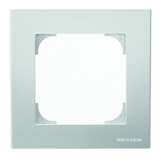 Рамка 1-постовая, серия SKY, цвет серебристый алюминий|2CLA857100A1301| ABB