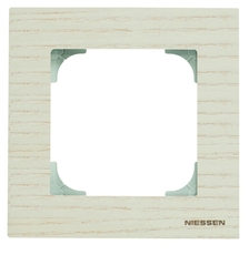 Рамка 1-постовая, серия SKY, цвет дерево белый ясень|2CLA857100A2001| ABB