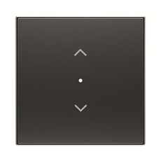 SRB-1-85NS Клавиша одинарная free@home, SKY, жалюзи, черный бархат|2CLA852623A1501| ABB