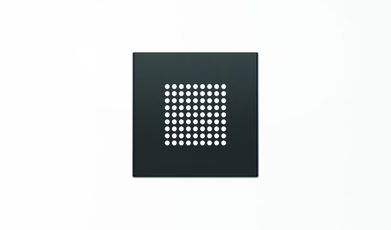 Накладка для механизма зуммера 8119, звонка 8124 и громкоговорителя 9329, серия SKY, цвет чёрный барх.|2CLA852900A1501| ABB