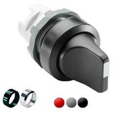 Переключ.M3SSV1-20B черн. 3-х поз.для установки в вертик.посты|1SFA611230R2006| ABB