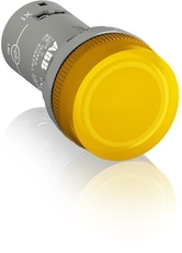 Лампа CL2-515Y желтая со встроенным светодиодом 110-130В DC|1SFA619403R5153| ABB