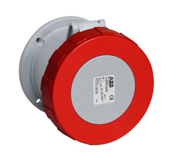 Розетка панельная с прямым унифицированным фланцем 3125RU6W LP, 125A, 3P+E, IP67, 6ч|2CMA192730R1000| ABB