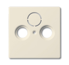 Накладка (центральная плата) для TV-R-SAT розетки, серия solo/future, цвет savanne/слоновая кость | 1724-0-2758 | 2CKA001724A2758 | ABB