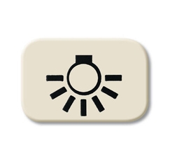 Линза с символом 