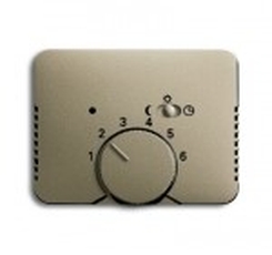 Плата центр. (накладка) для мех. терморегулятора (термостата) 1095 U, 1096 U, серия impuls, цвет шампань-металлик | 1710-0-3579 | 2CKA001710A3579 | A