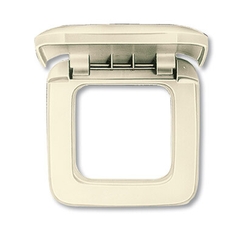 Рамка с крышкой 1-постовая, серия Busch-Duro 2000 SI, цвет слоновая кость | 1719-0-0111 | 2CKA001719A0111 | ABB