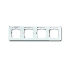 Рамка 4-постовая, горизонтальная, с полем для надписи, серия Reflex SI linear, цвет альпийский белый | 1754-0-4064 | 2CKA001754A4064 | ABB