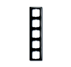 ABB Basic 55 Шато (чёрный) Рамка 5-ая | 1725-0-1510 | 2CKA001725A1510 | ABB