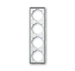 Рамка 4-постовая, серия impuls, цвет хром | 1754-0-4136 | 2CKA001754A4136 | ABB